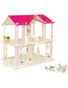 Kit Casa delle bambole-Mobili + Accessori