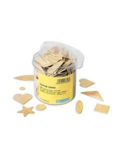 Sagome in legno da decorare 200pz.