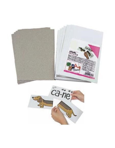 Schede bianche in cartone 60 pz.