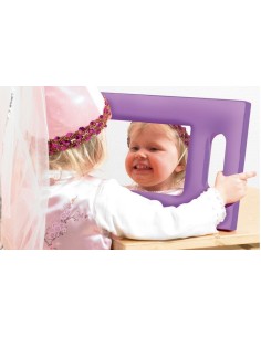 Specchio acrilico con maniglie