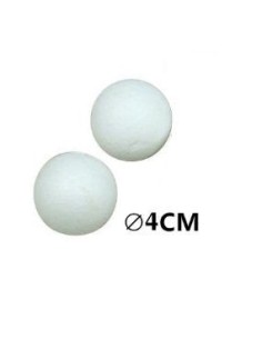 Palline polistirolo 40mm. 2pz.