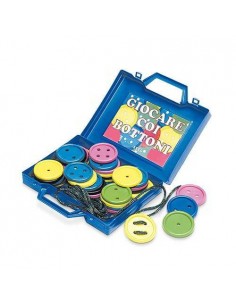 Bottoni manipolativi grandi 48 pz convaligetta di contenimento