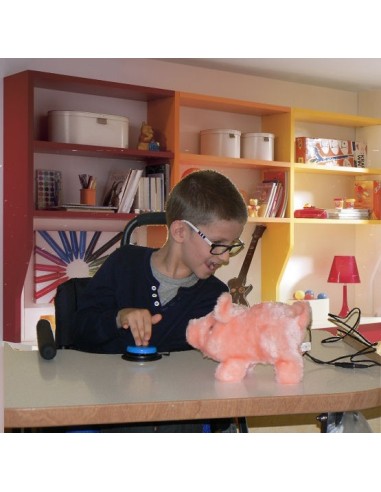 Maialino Percy con adattatore per dispositivi a batteria