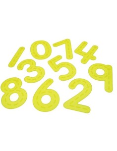 Numeri traslucidi 10 pz.