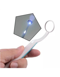 Specchio laringeo ergonomico con luce 1pz.