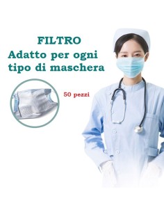 Filtri monouso 100 pz. per mascherine kf94 N95 KN95 ffp3 2 1