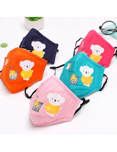 Mascherina Bambini ORSETTO in cotone