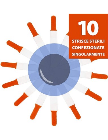 Strisce  fluorescina