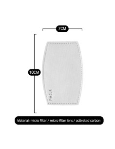 Filtri di ricambio per  Mascherine Bambini 10pz.