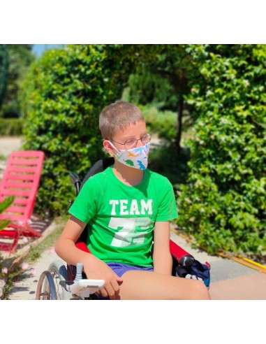 Mascherina Bambini Dinosauri Lavabile