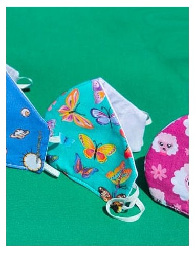 Mascherina Bambini Farfalle Lavabile