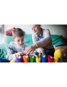 Materiale Montessori - Allacciatura con dei grandi bottoni (disponibile tra  10gg)