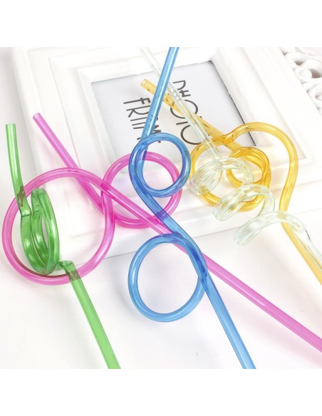 Cannucce rigide logopediche riutilizzabili – Set 5 pezzi