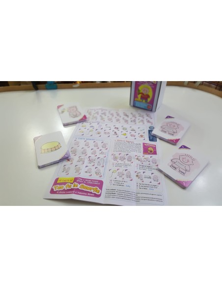 Teo fa le smorfie-Gioco di Carte