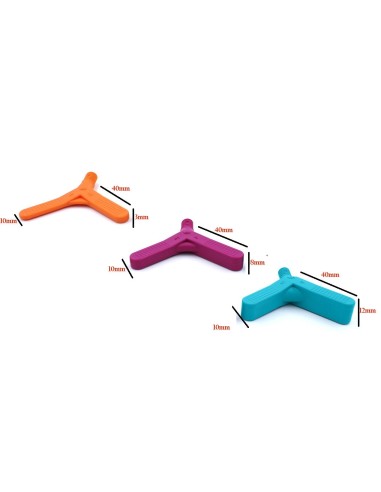 Ark Testina DnZ Y Bite 3pz. per Z-Vibe® – Blocchi morso per stabilità mandibolare e chiusura labiale