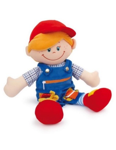 Bambolotto Massimo – Bambola educativa per le autonomie e la motricità fine