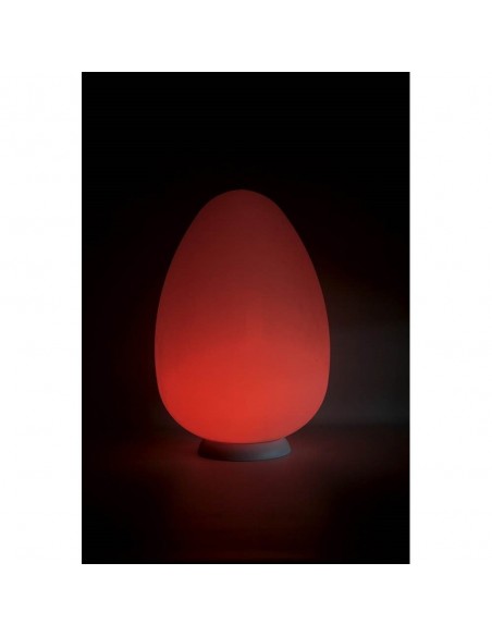 Uovo luminoso a LED con telecomando.