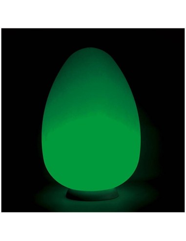 Uovo luminoso a LED con telecomando.