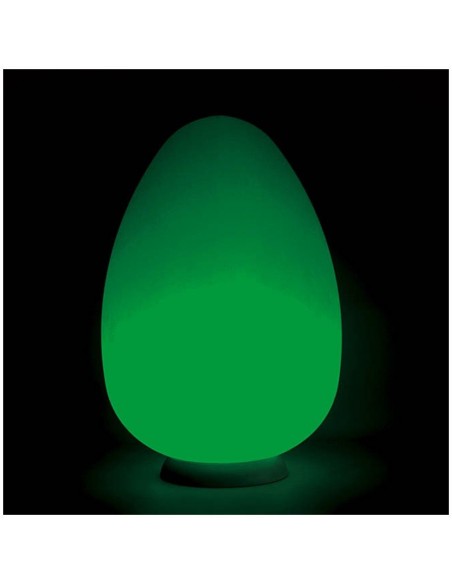 Uovo luminoso a LED con telecomando.