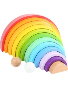Elementi da costruzione in legno Arcobaleno
