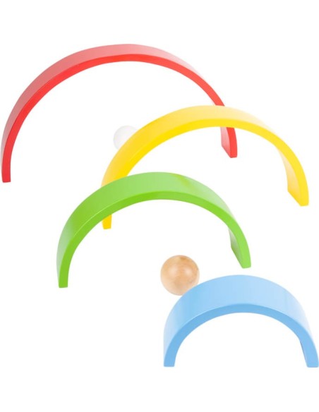 Elementi da costruzione in legno Arcobaleno