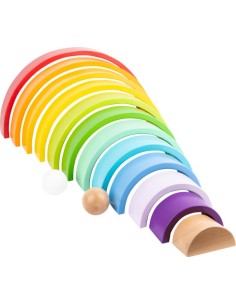 Elementi da costruzione in legno Arcobaleno