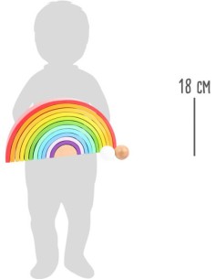 Elementi da costruzione in legno Arcobaleno