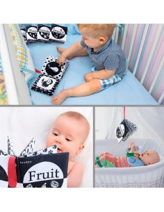 Set Primi Libri in bianco e nero 6pz.