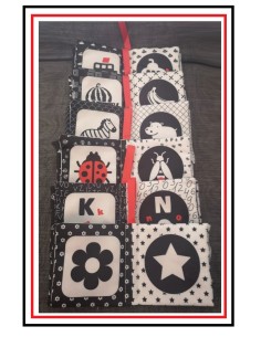 Set Primi Libri in bianco e nero 6pz.