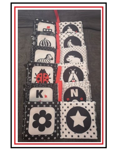 Set Primi Libri in bianco e nero 6pz.