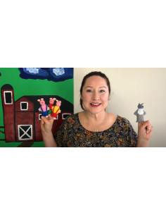 Burattino da dita- Racconta storie