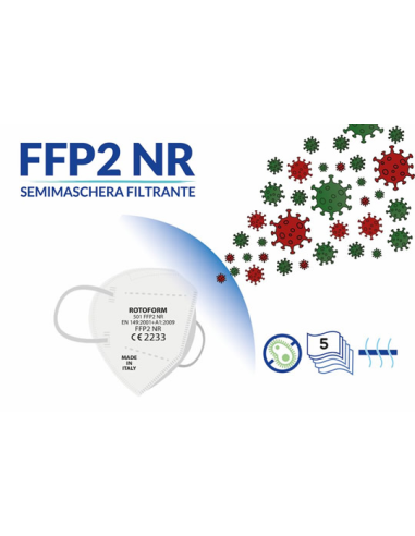 Mascherine FFP2 certificate DPI certificato CE 2233