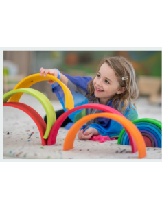 Elementi da costruzione in legno Arcobaleno