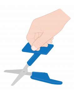 Forbici a Pressione con custodia - Ausilio per Funzione Manuale Ridotta