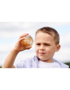 Set palle sensoriali arcobaleno glitterate 7 pz.