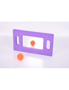 Specchio acrilico con maniglie