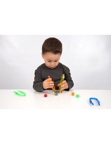 Pinza colorata traslucida-giocotherapy