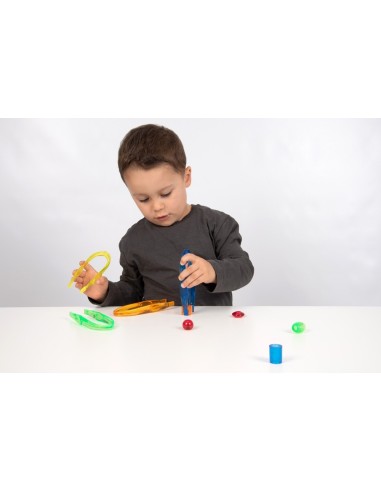 Pinza colorata traslucida-giocotherapy