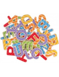 Lettere maiuscole magnetiche  49 pz.