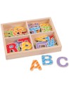 Lettere maiuscole magnetiche  49 pz.-giocotherapy