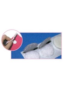 Velcro adesivo dischetti mm 19 busta 24 pezzi