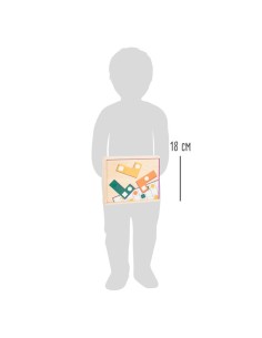 Puzzle in legno Forme geometriche