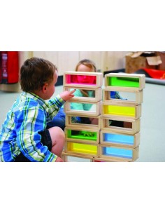 Blocchi colorati  Arcobaleno 36 pz.