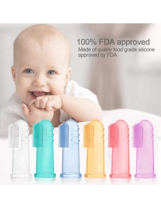 Spazzolino ditale  con custodia