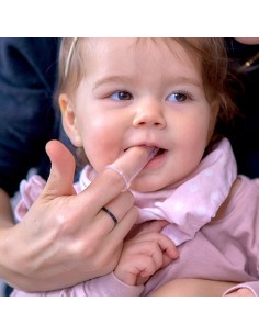 Spazzolino ditale  con custodia