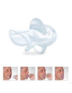 Guidalingua in silicone con custodia