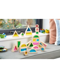 Blocchi colorati  Arcobaleno 24 pz.