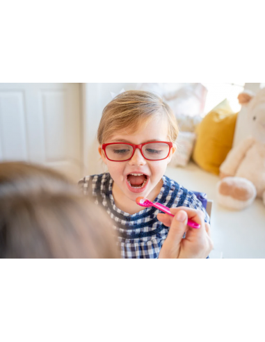 Cucchiaino sensory Magenta Bumpy