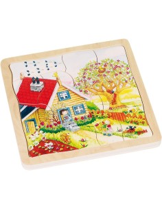 Puzzle a strati Le 4 Stagioni