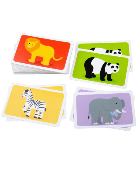 Gioco di carte Animali selvaggi – Memory e Osservazione